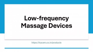 Low-frequency Massage Devices