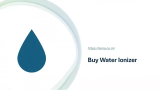 Buy Water Ionizer