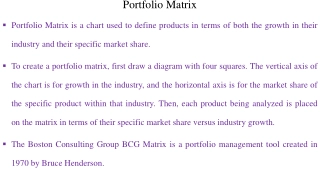 Portfolio Matrix: Strategic Product Positioning Guide