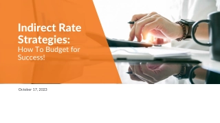 Indirect Rate Strategies