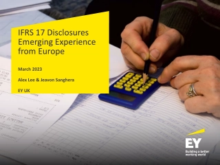 IFRS 17 Disclosures Emerging Experience from Europe