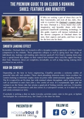Features Of ON Cloud 5 Running Shoes