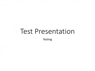Test Presentation