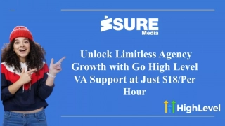 Unlock Limitless Agency Growth with Go High Level VA Support at Just $18/PerHour