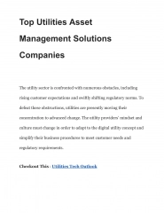 Top Utilities Asset Management Solutions Companies