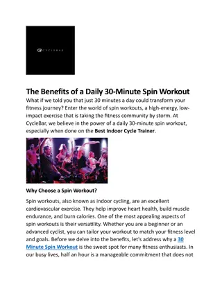 The Benefits of a Daily 30
