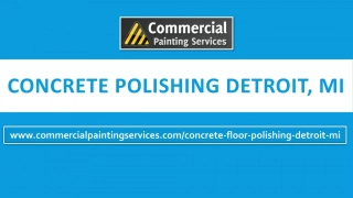 Polished Concrete Detroit MI