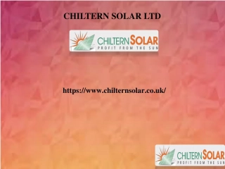 Solar Panels Installing Service Luton, chilternsolar.co.uk