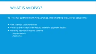 AvidPay Solution for Trust Operations