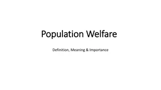Population Welfare: Definition, Meaning, and Importance
