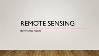 Remote Sensing: Meaning, History, and Applications