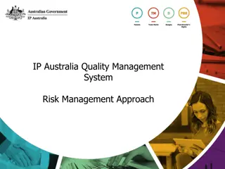 Risk Management Approaches at IP Australia