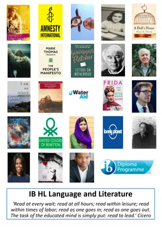 Key Concepts in IB HL Language and Literature