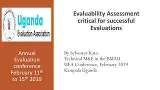 Evaluability Assessment in Program Evaluation