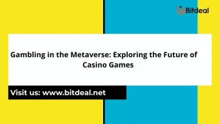 Exploring the Future of Casino Games - Metaverse Casino Game Development