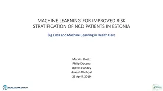 Machine Learning for Improved Risk Stratification in Health Care
