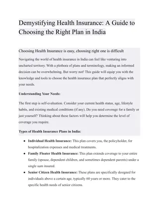 Demystifying Health Insurance_ A Guide to Choosing the Right Plan in India