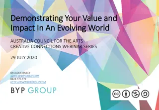 Public Value and Impact in the Arts Sector