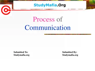 The Process of Communication