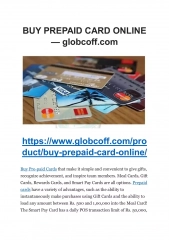 BUY PREPAID CARD ONLINE — globcoff.com