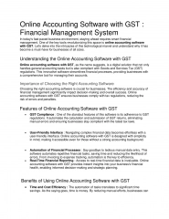 Online Accounting Software with GST