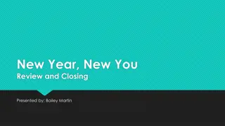 Transforming Your Health: New Year, New You Review and Closing Session