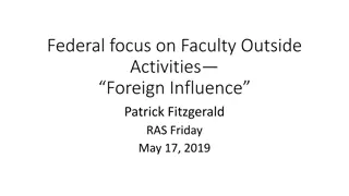 Federal Focus on Faculty Outside Activities & Foreign Influence in Education Sector