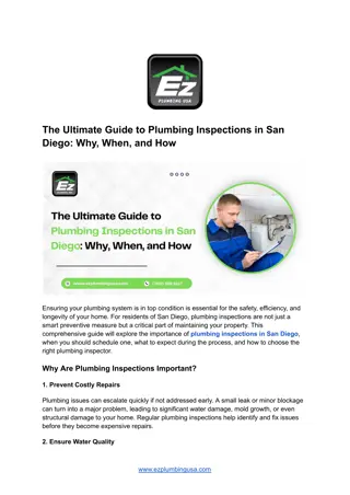 The Ultimate Guide to Plumbing Inspections in San Diego_ Why, When, and How