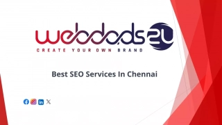 Best SEO Services in Chennai - Webdads2U PRIVATE LIMITED