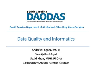 Data Quality in Substance Use Prevention
