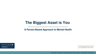 The Biggest Asset is YOU: A Person-Based Approach to Mental Health Curriculum