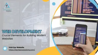 Web Development Crucial Elements for Building Modern Websites