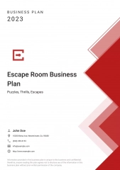 escape room business plan
