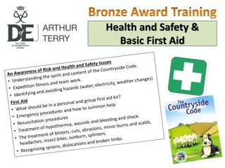 Outdoor Bronze Award Training: Health, Safety, and First Aid Guidelines