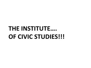 Civic Studies: A Journey of Reflection and Action