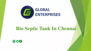 Bio Septic Tank In Chennai - Global Enterprises