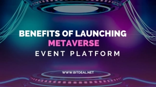 5 Advantages of Launching Your Own Metaverse Event Platform