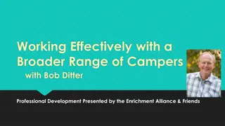 Effective Strategies for Working with a Diverse Range of Campers