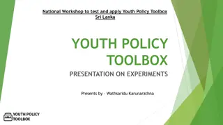 Sri Lanka Youth Policy Toolbox: Key Challenges and Experiments