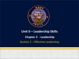 Leadership Skills and Qualities for Success
