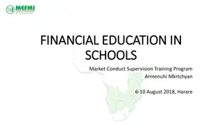 Financial Education Integration in Schools: Strategic Decisions and Principles