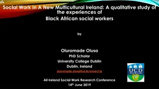 Experiences of Black African Social Workers in a Multicultural Ireland