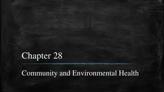 Community and Environmental Health