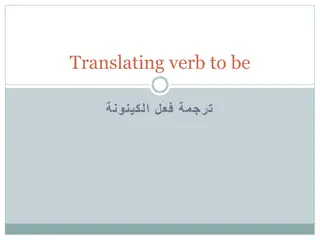 Translation of Verb 