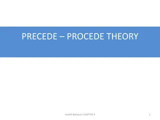 The Precede-Proceed Model for Health Behavior Analysis