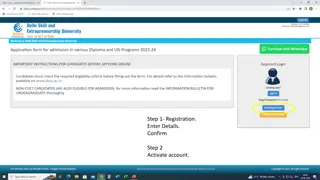 Easy Step-by-Step Guide for Account Registration and Program Selection