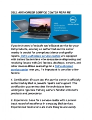 DELL AUTHORIZED SERVICE CENTER NEAR ME