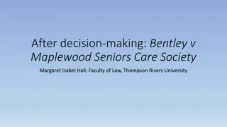 Legal Case Analysis: Bentley v. Maplewood Seniors Care Society