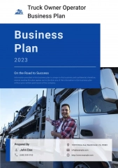 truck owner operator business plan