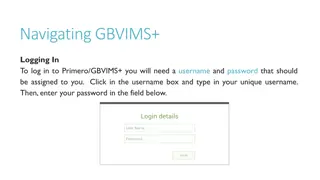 Navigating GBVIMS+: A User Guide for Effective Access and Management